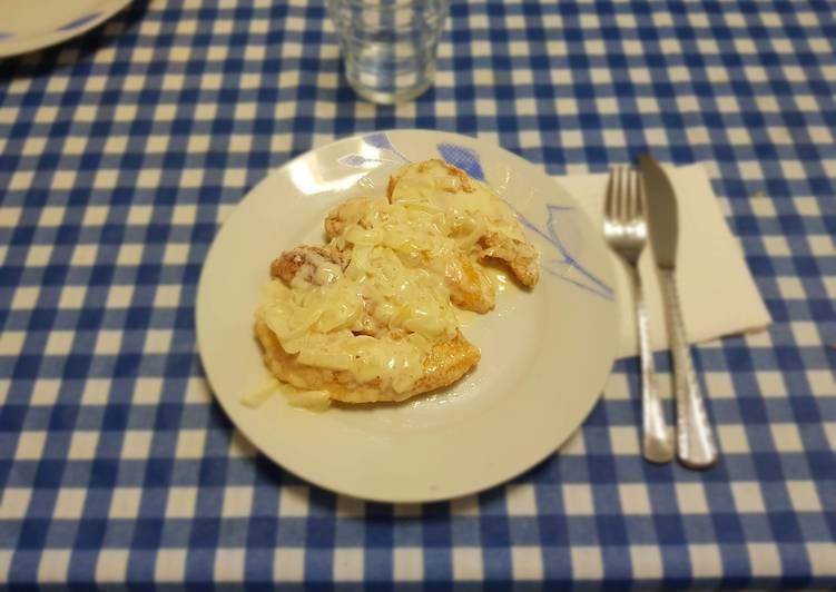 Solomillos de pollo con nata