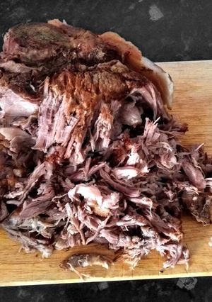 A picture of Pulled pork - Shoulder joint.