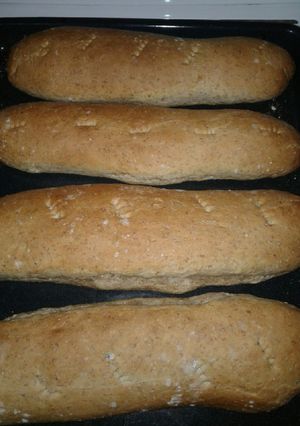 Una foto de Pan casero con salvado de trigo