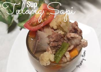 Mudah Cepat Memasak Sup Tulang Sapi Ala Warung