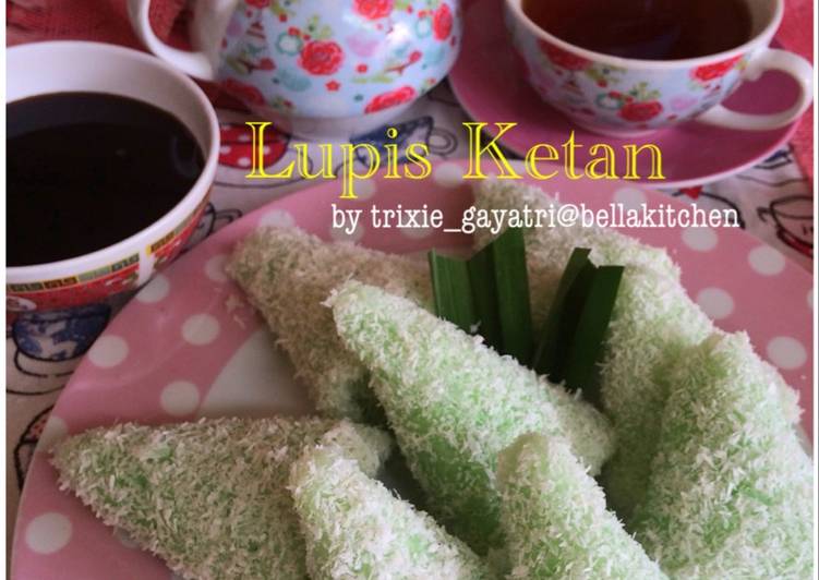 resep cara bikin Lupis Ketan