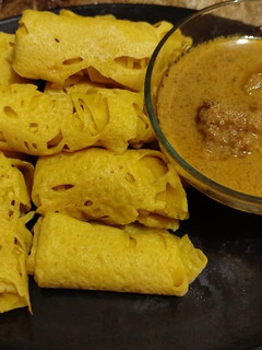 Foto resep Roti jala kuah kari ayam