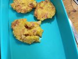 Milanesas de sobras con polenta y lo que encontré