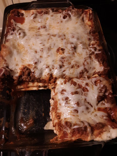 A picture of Lasagna.