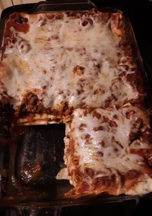 A picture of Lasagna.