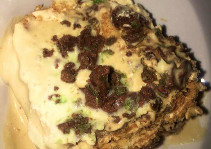 Peppermint crisp tart