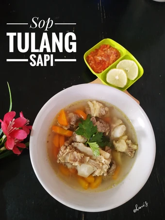 Cara Gampang Membikin Resep 96. Sop Tulang Sapi yang Bisa Manjain Lidah Anti Ribet, Mantap