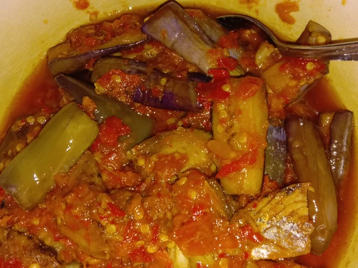 Langkah Mudah untuk Membikin Resep Balado terong 🍆 dan ikan tongkol potong yang Lezat Sekali Anti Ribet, Mantap Sekali