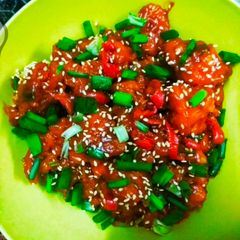 A picture of Honey Chilli Potato.