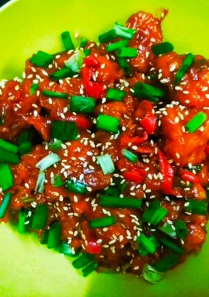 A picture of Honey Chilli Potato.