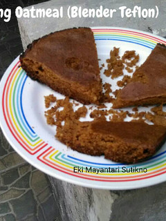 Foto resep Bolu Pisang Oatmeal (Blender, Teflon)
