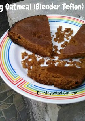 Foto resep Bolu Pisang Oatmeal (Blender, Teflon)