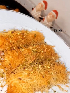 صورة لوصفة كنافة بالقشطة