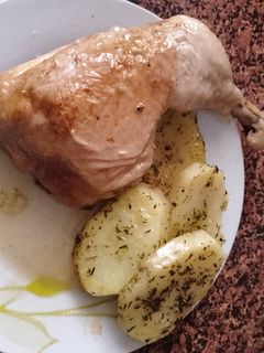 Una foto de Patatas asadas