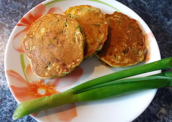 Оладьи на кефире с кукурузной кашей и маком