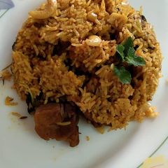 Mutton biriyani A picture of Mutton biriyani.