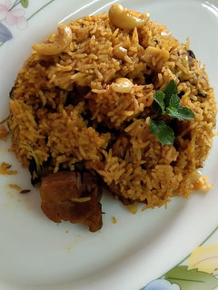 A picture of Mutton biriyani.