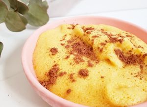 Una foto de Mousse Vegano de Mango 🥭