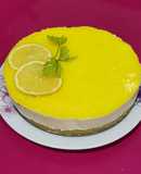 Tarta fría de queso y limon apta para celíacos