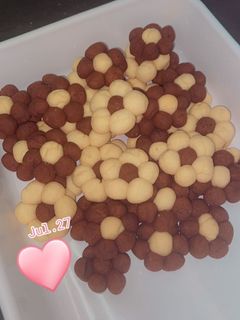 صورة لوصفة بسكويت وردة 💐