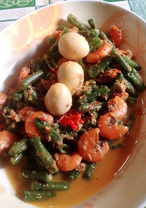 Foto resep Gulai kacang panjang rame rame nikmat..