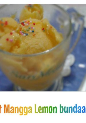 Foto resep Sorbet Mangga-nya Teh Indi 😍