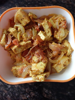 A picture of Soya paneer bhurji.