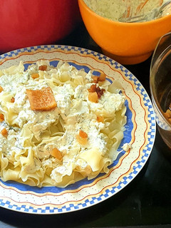 Kapros túrós csusza recept fotója