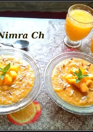 A picture of Mango Kheer.