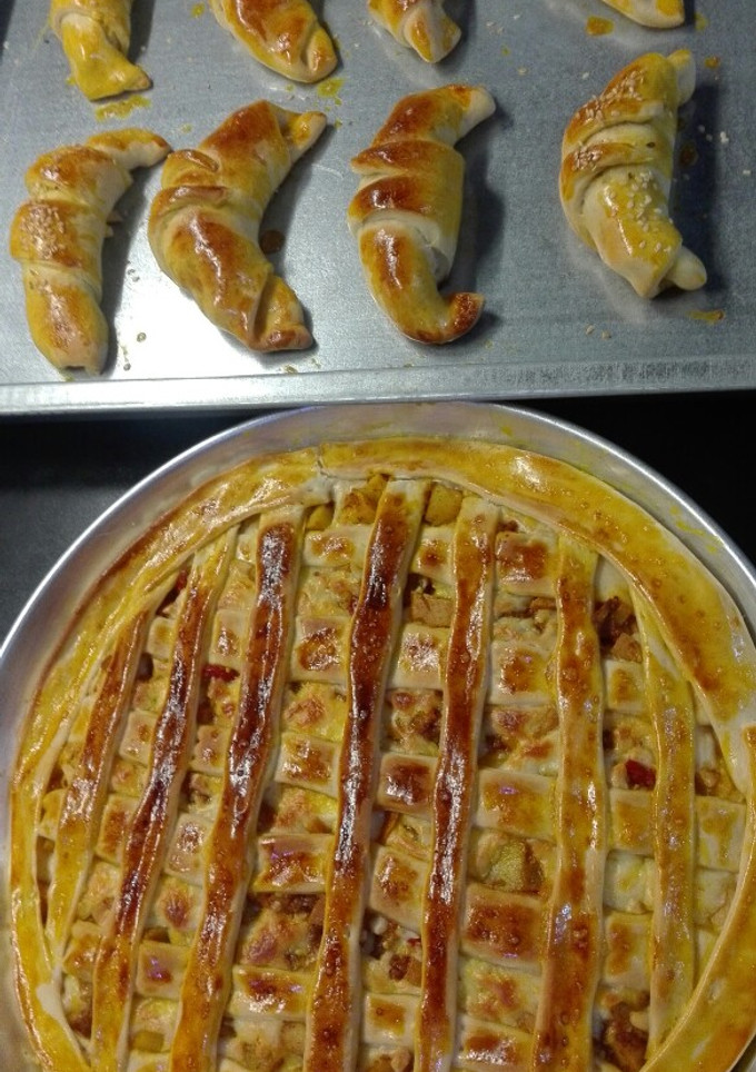 عکسی از دستور پیروک گوشت