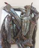 Beef liver jerky, in oven