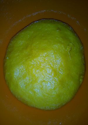 A picture of Bun dough.