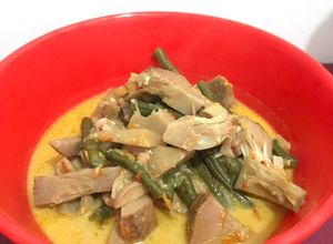 Foto resep Sayur Lodeh Tewel (Nangka Muda) Kacang Panjang