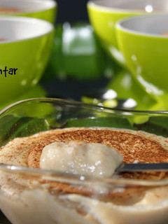 Una foto de Natillas de galleta y canela