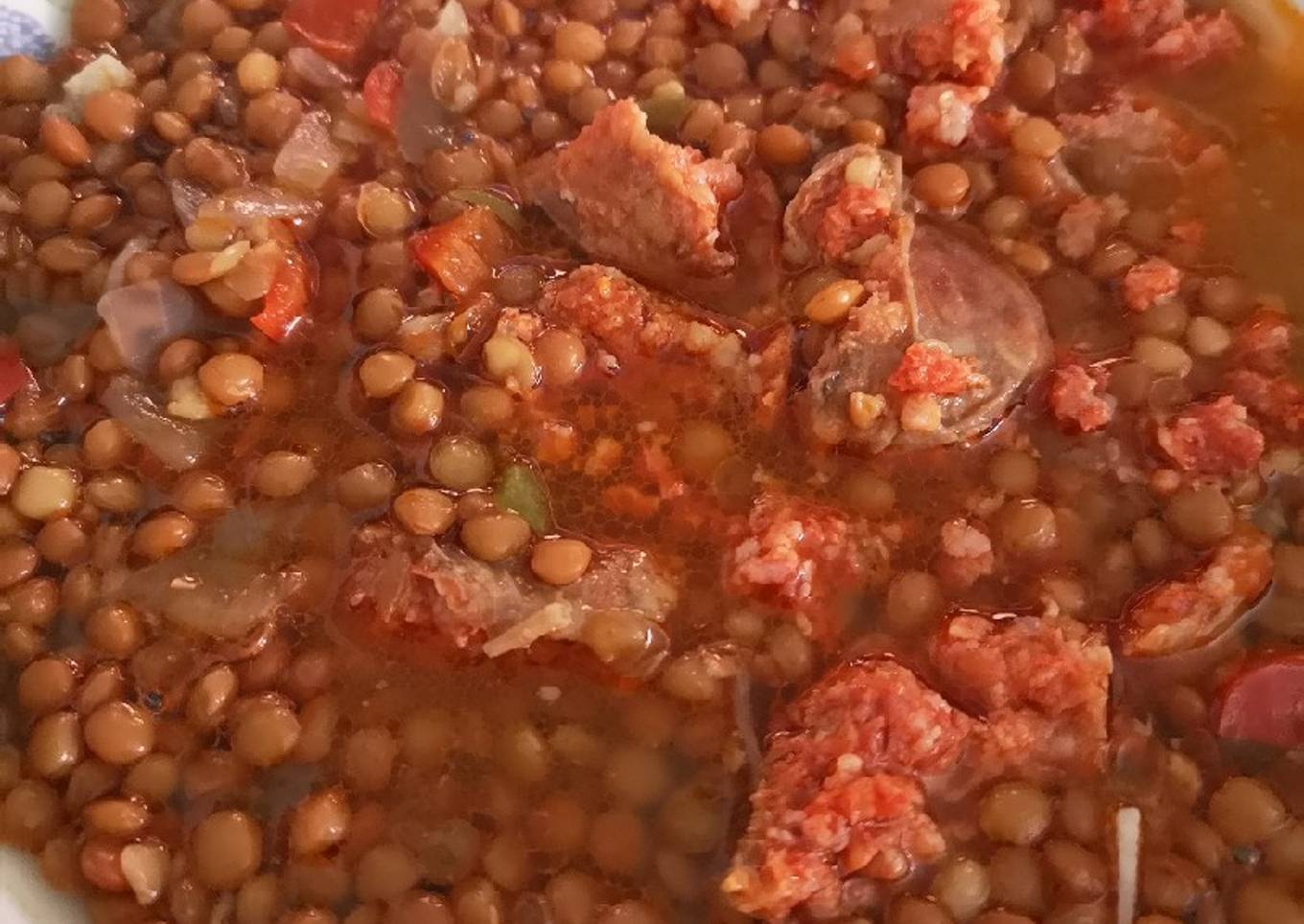 Lentejas con chorizo