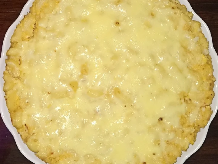 Easy Steps to Prepare Recipes Mac and Cheese Panggang the Delicious So Delicious.
