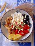 🇬🇷💙Greek Salad Bowl // Bol de ensalada griega