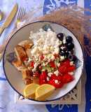🇬🇷💙Greek Salad Bowl // Bol de ensalada griega
