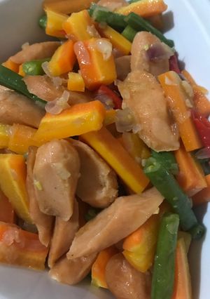 Foto resep Tumis Wortel Buncis Sosis