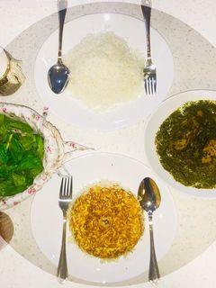 عکسی از دستور چلو خورشت تبیرون (آبکی)