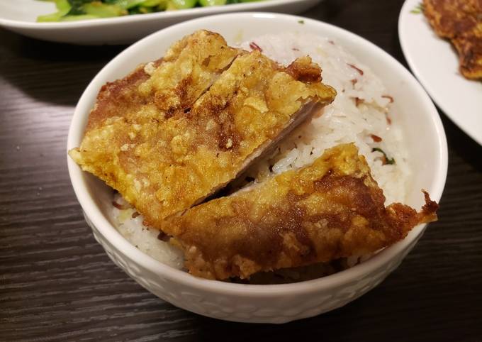 上海酥炸排骨菜飯 食譜成品照片