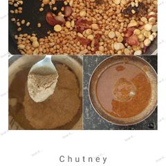 A picture of Idli, Dosa and appam instant chutney powder.