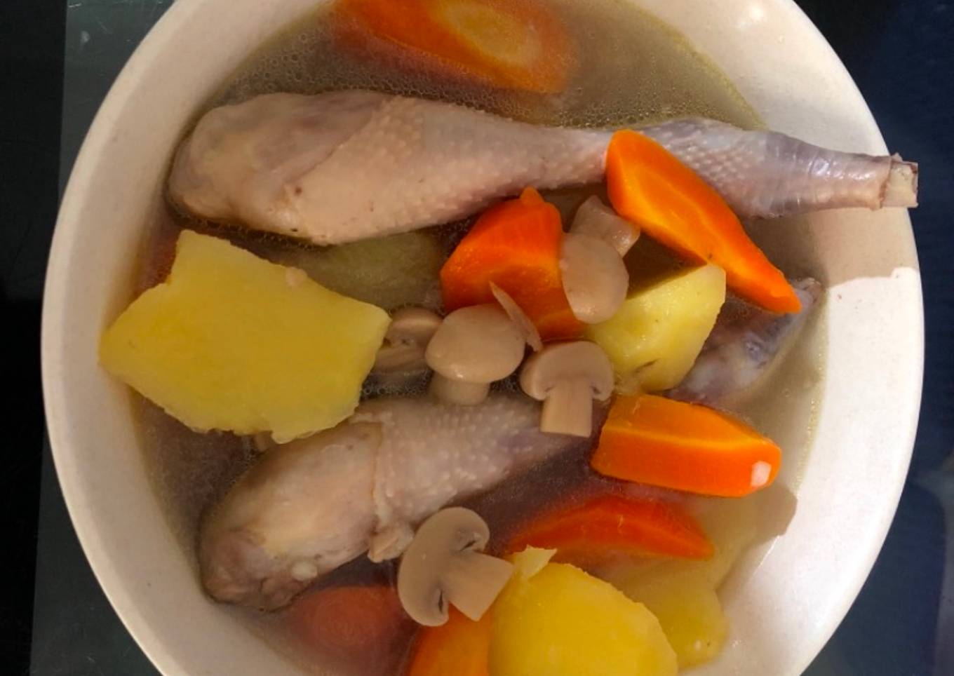 Sup ayam jamur
