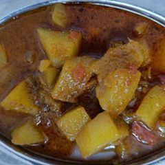A picture of Raw papaya sabji.