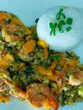 பிரக்கோலி கேப்ஸிகம் பிரான்ஸ் (இறால்) (Broccoli capsicum prawn recipe in tamil)