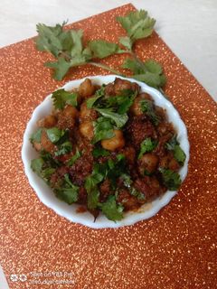 নিরামিষ ধাবা চানা মশালা (Niramish dhaba chana masala recipe in Bengali) রেসিপির প্রধান ছবি