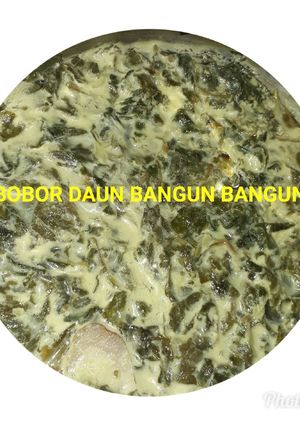 Foto resep Bobor daun bangun bangun (booster ASI)