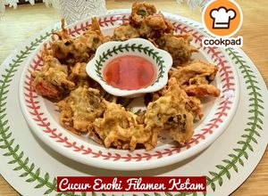Gambar 👩‍🍳Cucur Enoki Filamen Ketam
