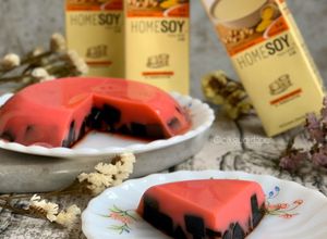 Gambar Agar-agar Cincau Bandung Soya Kurang Manis