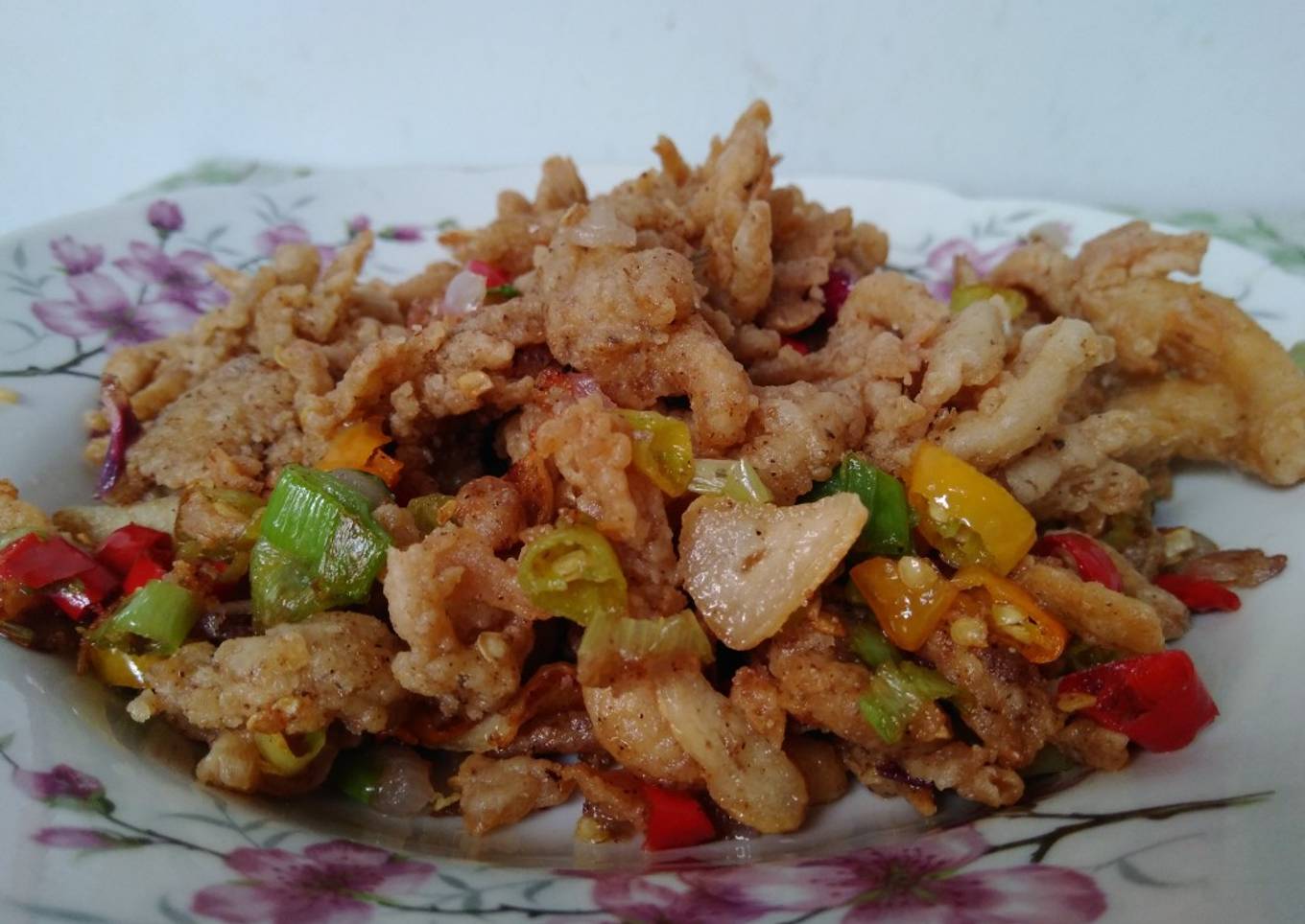 Tumis Cabe Jamur Crispy